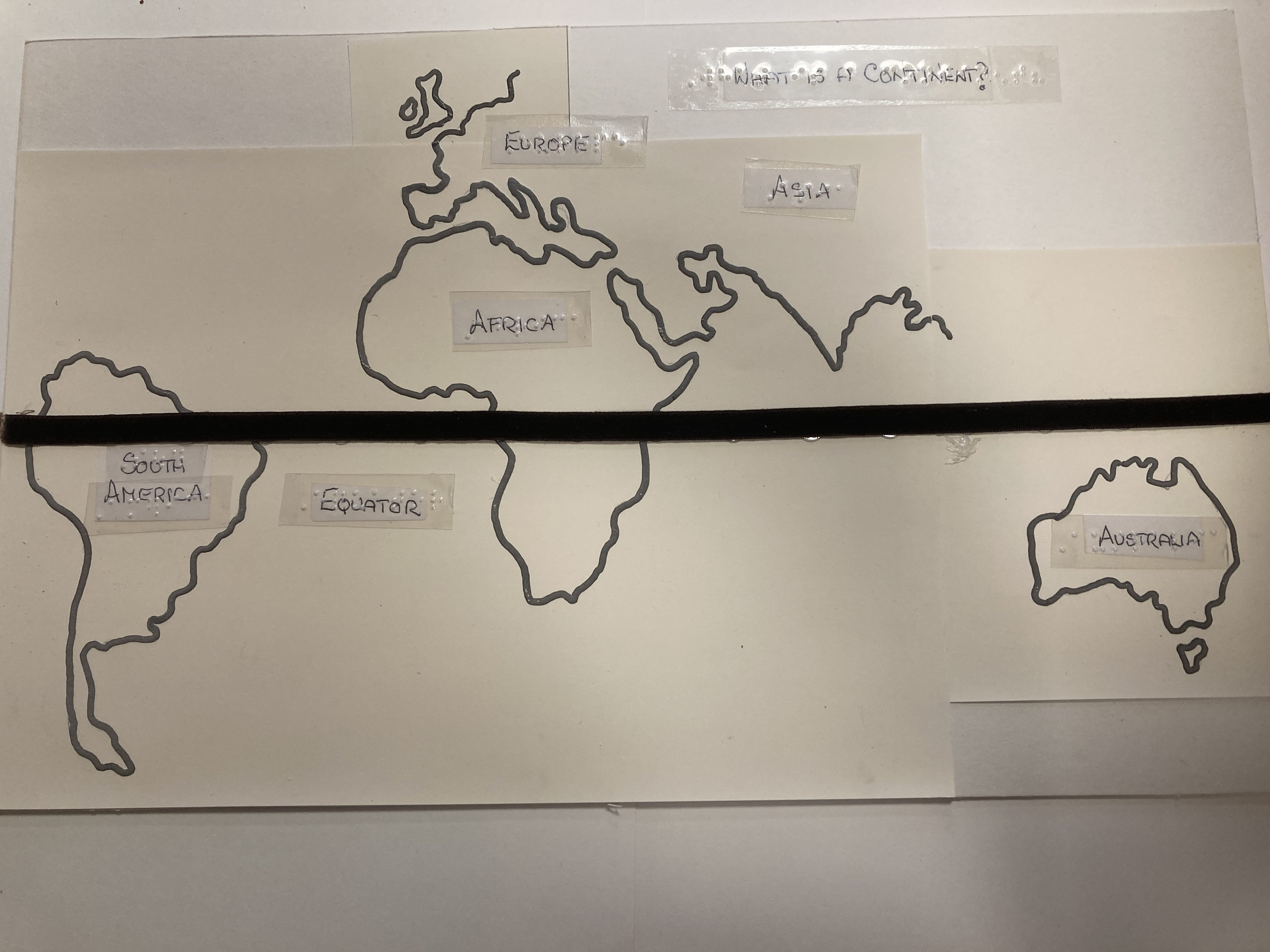 Continents and Equator